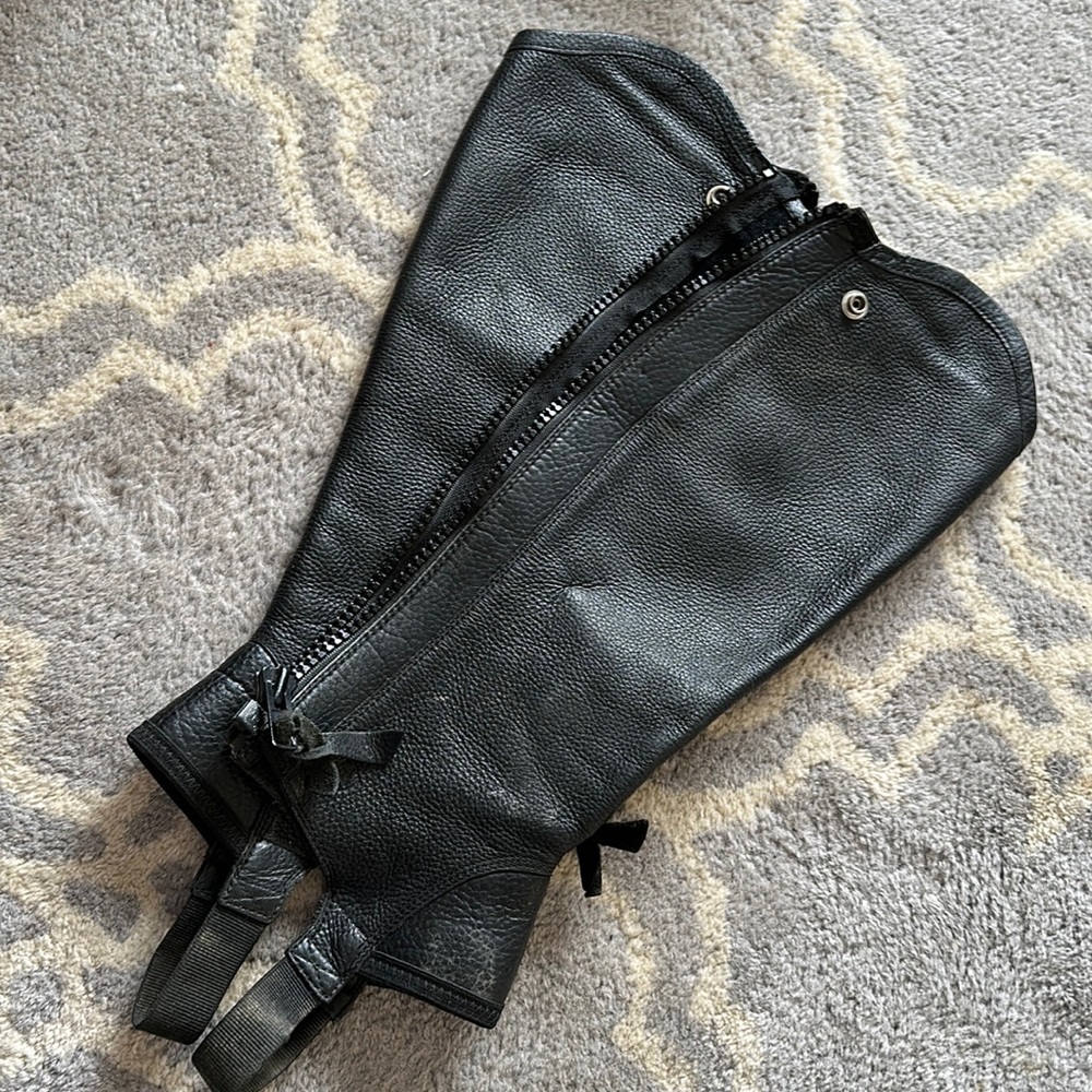 Ariat Concord leather half chaps M